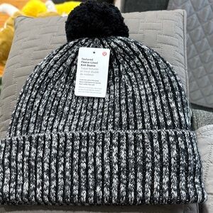 lululemon athletica Black and White Knit Beanie